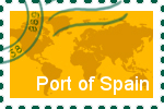 Briefmarke Port of Spain Briefmarke der Stadt Port of Spain