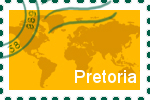 Briefmarke der Stadt Pretoria