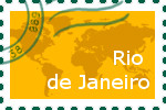 Briefmarke der Stadt Rio de Janeiro