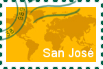 Briefmarke der Stadt San José