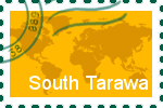 Briefmarke der Stadt South-Tarawa