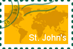  Briefmarke der Stadt Saint John's