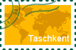 Briefmarke Taschkent Briefmarke der Stadt Taschkent
