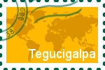 Briefmarke der Stadt Tegucigalpa
