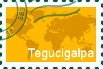 Briefmarke Tegucigalpa Briefmarke der Stadt Tegucigalpa