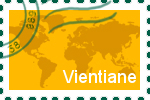 Briefmarke der Stadt Vientiane