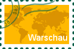 Briefmarke der Stadt Warschau