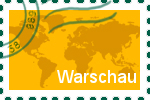 Briefmarke Warschau Briefmarke der Stadt Warschau