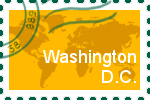 Briefmarke Washington D.C. Briefmarke der Stadt Washington D.C.