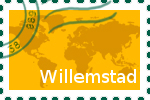 Briefmarke der Stadt Willemstad