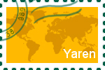 Briefmarke der Stadt Yaren