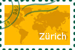 Briefmarke Zürich Briefmarke der Stadt Zürich