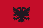 Flagge Albanien Flagge von Albanien
