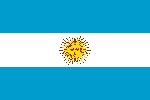 Flagge von Argentinien