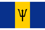 Flagge Barbados Flagge von Barbados