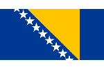 Flagge Bosnien und Herzegowina Flagge von Bosnien und Herzegowina