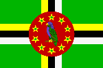 Flagge Dominica Flagge von Dominica