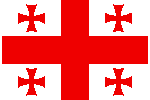 Flagge Georgien Flagge von Georgien