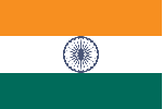 Flagge von Indien