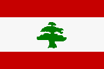 Flagge von Libanon