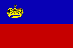 Flagge von Liechtenstein