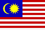 Flagge Malaysia Flagge von Malaysia