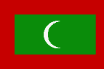Flagge Malediven Flagge von Malediven
