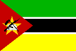 Flagge Mosambik Flagge von Mosambik