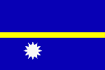 Flagge Nauru Flagge von Nauru