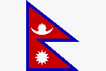 Flagge Nepal Flagge von Nepal