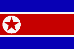 Flagge Nordkorea Flagge von Nordkorea