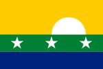 Flagge Nueva Esparta Flagge von Nueva Esparta