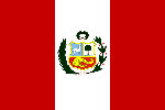 Flagge Peru Flagge von Peru