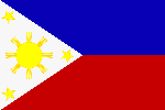 Flagge Philippinen Flagge von Philippinen