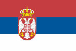 Flagge Serbien Flagge von Serbien