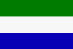 Flagge Sierra Leone Flagge von Sierra Leone