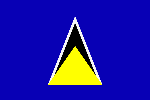 Flagge von St. Lucia