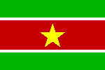 Flagge Suriname Flagge von Suriname