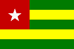 Flagge Togo Flagge von Togo
