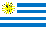 Flagge Uruguay Flagge von Uruguay