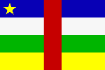 Flagge von Zentralafrikanische Republik